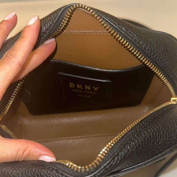 DKNY Black Leather Crossbody Bag - Picture 6 of 6